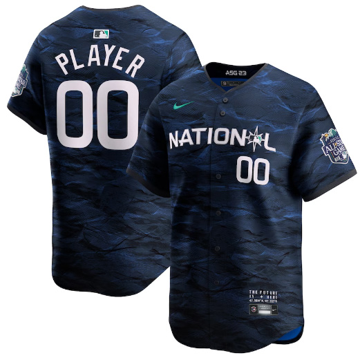 Men's National League Nike Royal 2023 MLB All-Star Game Customized Limited Player Jersey